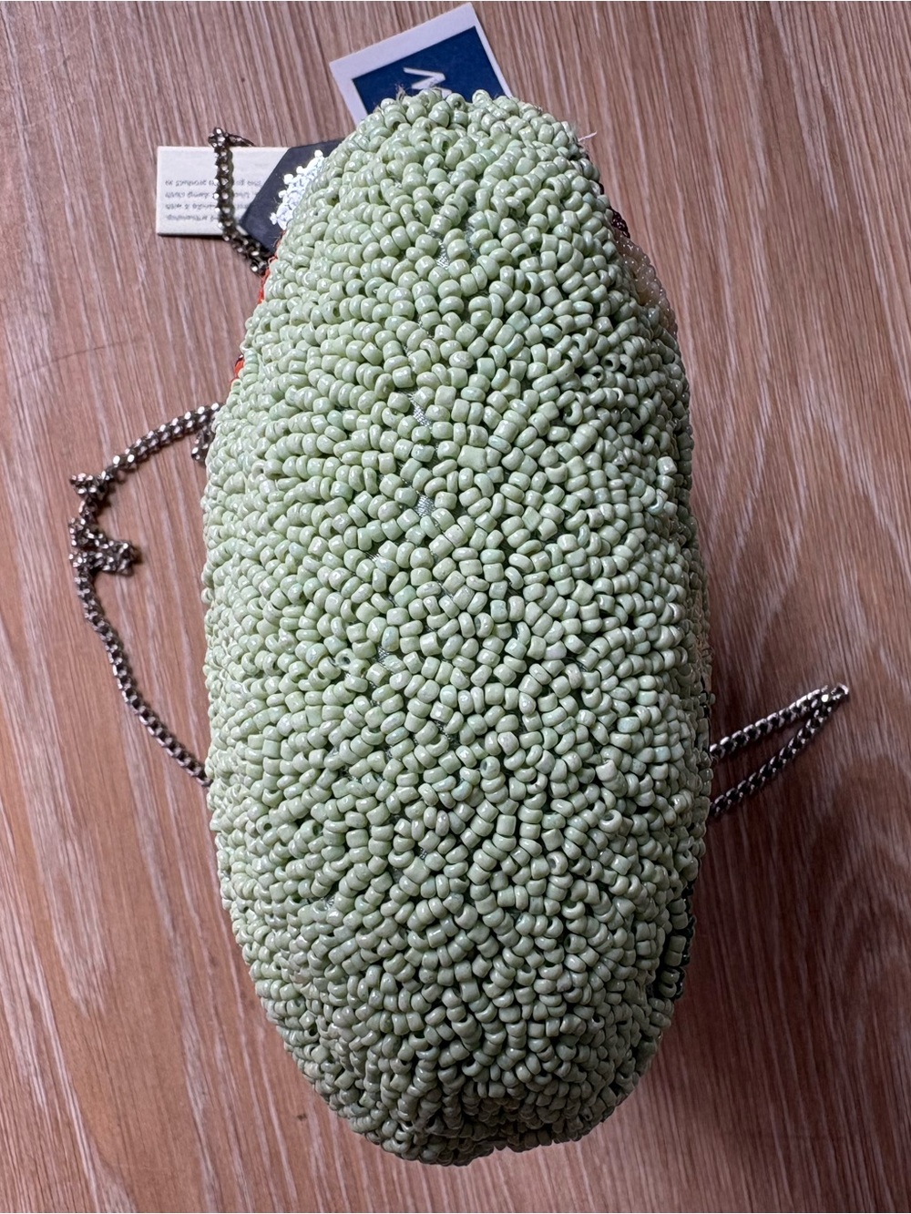 Fall Vegetable Beaded Bag - Picture 4 of 4